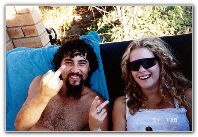 FJ & Friend Kate at DJ 7th Ave house Jan 1994